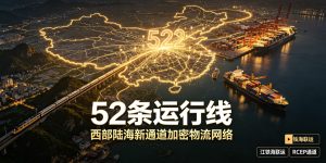 班列运行线增至 52 条 西部陆海新通道密织全域国际物流网