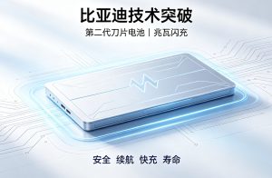 比亚迪第二代刀片电池 + 兆瓦闪充技术实现重大突破，破解行业四大性能不可兼得瓶颈