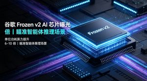 谷歌自研 Frozen v2 专用 AI 推理芯片曝光 单位功耗算力提升 6-10 倍 精准适配 AI 智能体高并发场景