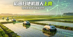除草黑科技上新！稻田迎来智能 “扫地机器人”，绿色种稻告别除草剂