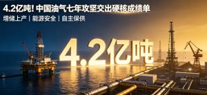 4.2 亿吨！中国油气七年攻坚交出硬核保供成绩单