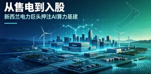 从售电到持股布局算力：新西兰可再生电力巨头 Mercury 斥资 5300 万纽元入股 AI 数据中心运营商 Datagrid