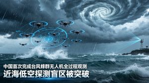 突破观测短板！我国蜂群无人机完成台风 “红霞” 全流程立体观测