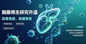 胸腺再生研究持续升温 为免疫提升、衰老干预开辟全新科研路径