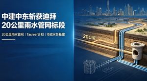 中建中东成功中标迪拜 20 公里雨水管网标段 深耕中东市政基建市场