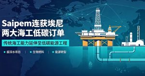 Saipem 连获埃尼两大能源项目订单，深海开发与生物燃料低碳业务双线落地