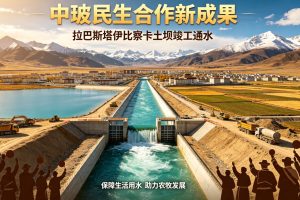 玻利维亚拉巴斯塔伊比察卡土坝竣工通水 总统出席见证中玻民生合作工程落地