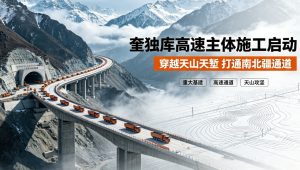 攻坚天山天堑！G3033 奎独库高速全面迈入主体施工新阶段