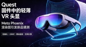 Meta 首款轻薄 VR 头显 Phoenix 渲染图现身 Quest 固件，有望亮相 9 月 Meta Connect 大会
