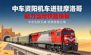 中车资阳机车进驻摩洛哥，助力北非铁路网络焕新升级