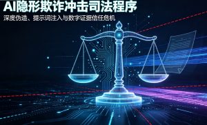 AI “隐形欺诈” 暗流涌动，多重手段持续冲击现代司法程序