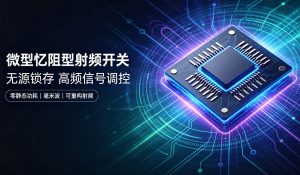 微型忆阻型射频开关实现技术突破：无源锁存，精准调控高频信号
