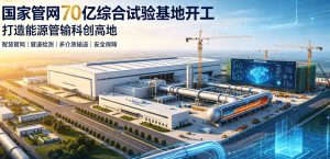总投资 70 亿元！国家管网天津综合试验基地正式开工 打造能源管输科创高地
