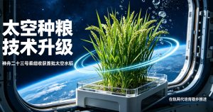 太空种粮技术重大升级！神舟二十三号乘组收获首批太空水稻 在轨两代培育稳步推进