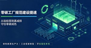 工信部启动国家级零碳工厂规范建设 严打 “漂绿” 乱象夯实制造业绿色转型根基