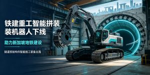 铁建重工中隔墙智能拼装机器人长沙下线 将服务新加坡地铁跨岛线建设