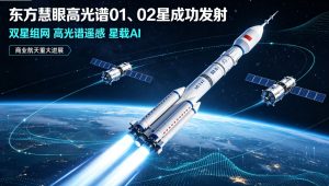 一箭双星海上发射圆满成功 东方慧眼高光谱 01、02 星顺利入轨